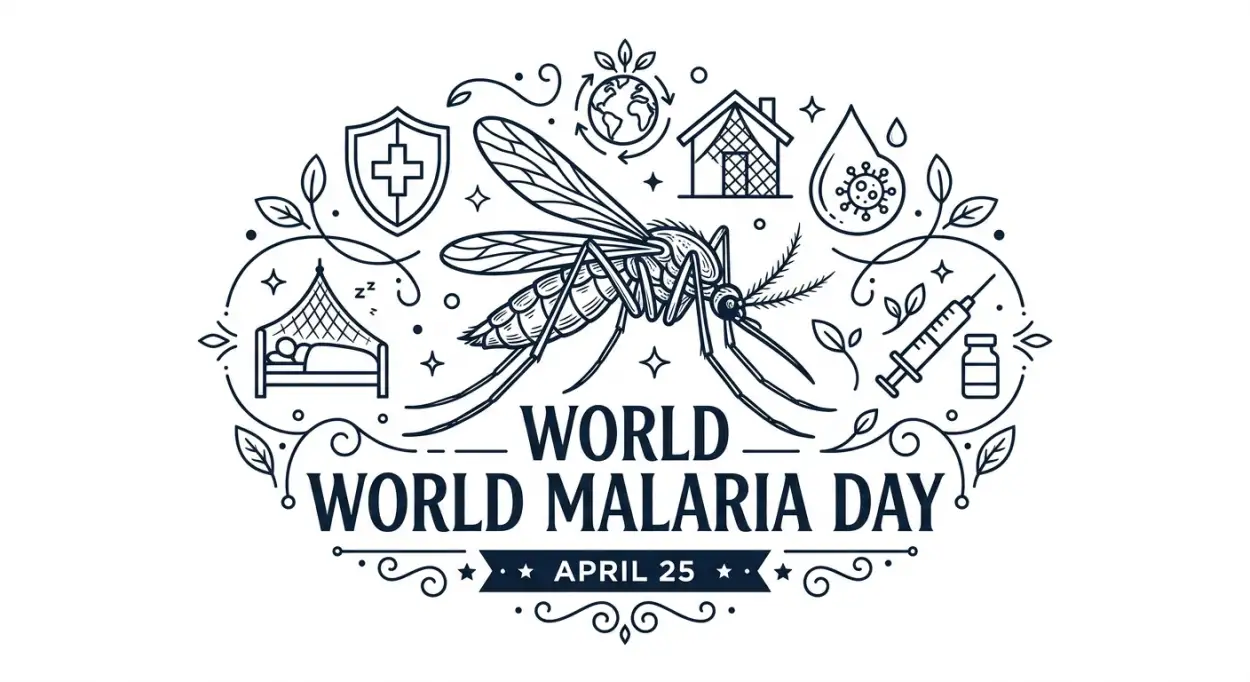 Free Download World Malaria Day 2026 Logo Design - High Quality World Malaria Day 2026 Image