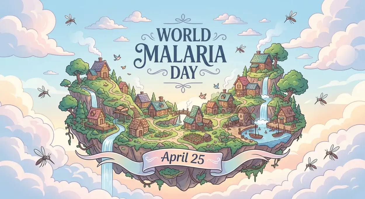 Free Download World Malaria Day 2026 Rural Awareness Ideas - High Quality World Malaria Day 2026 Image