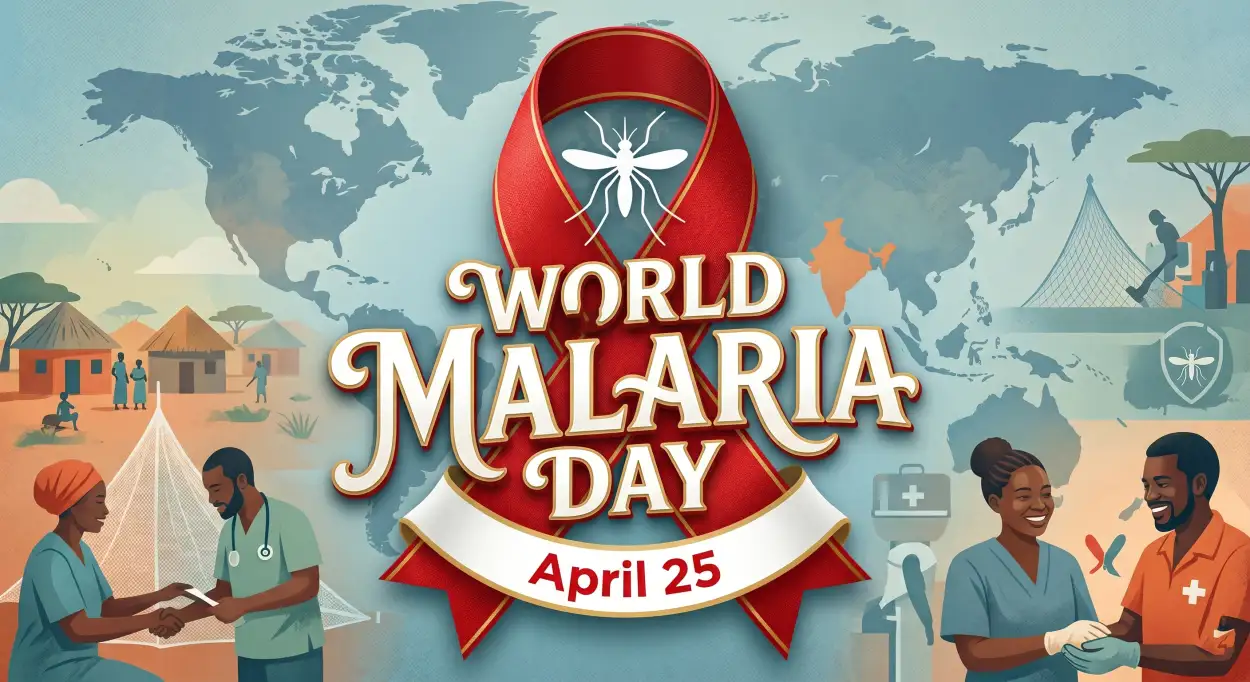 Free Download World Malaria Day 2026 Social Awareness Content - High Quality World Malaria Day 2026 Image