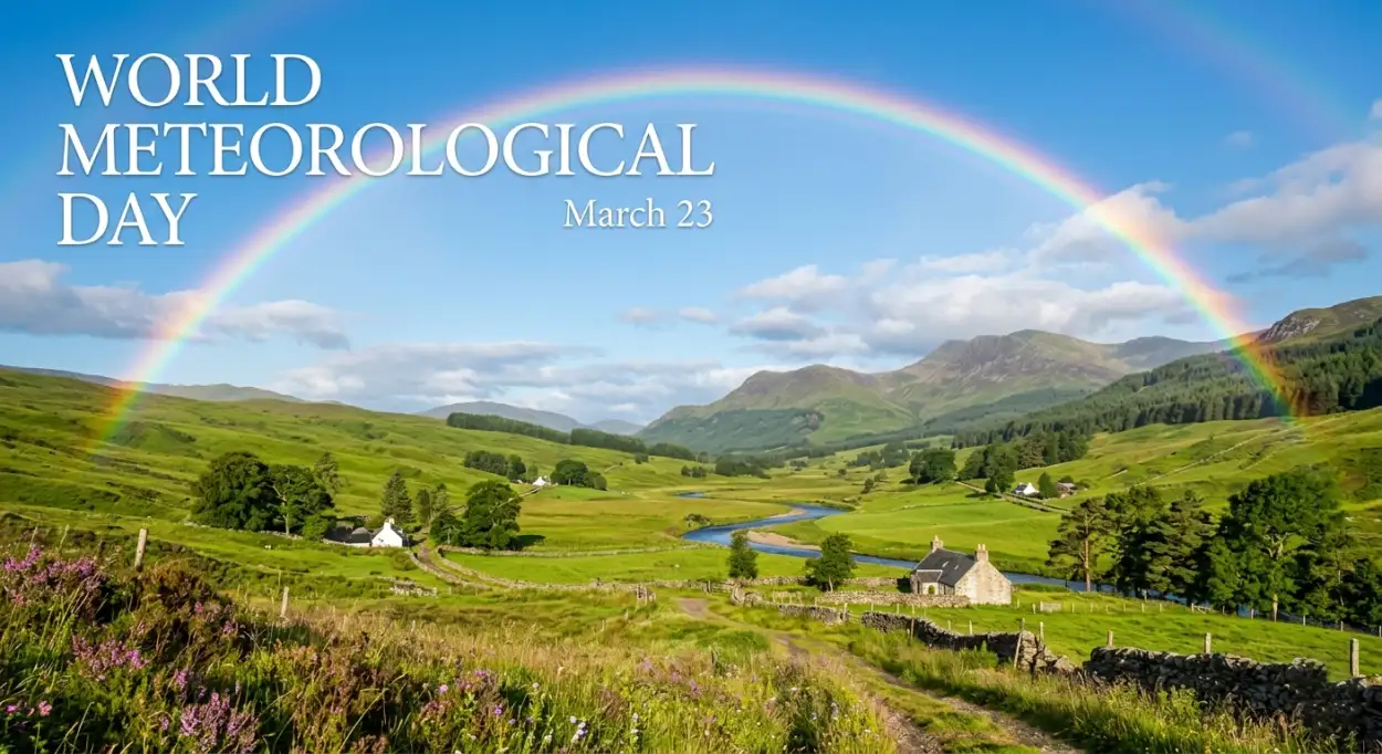 Free Download World Meteorological Day 2026 Inspirational Quotes - High Quality World Meteorological Day 2026 Date And Theme Image