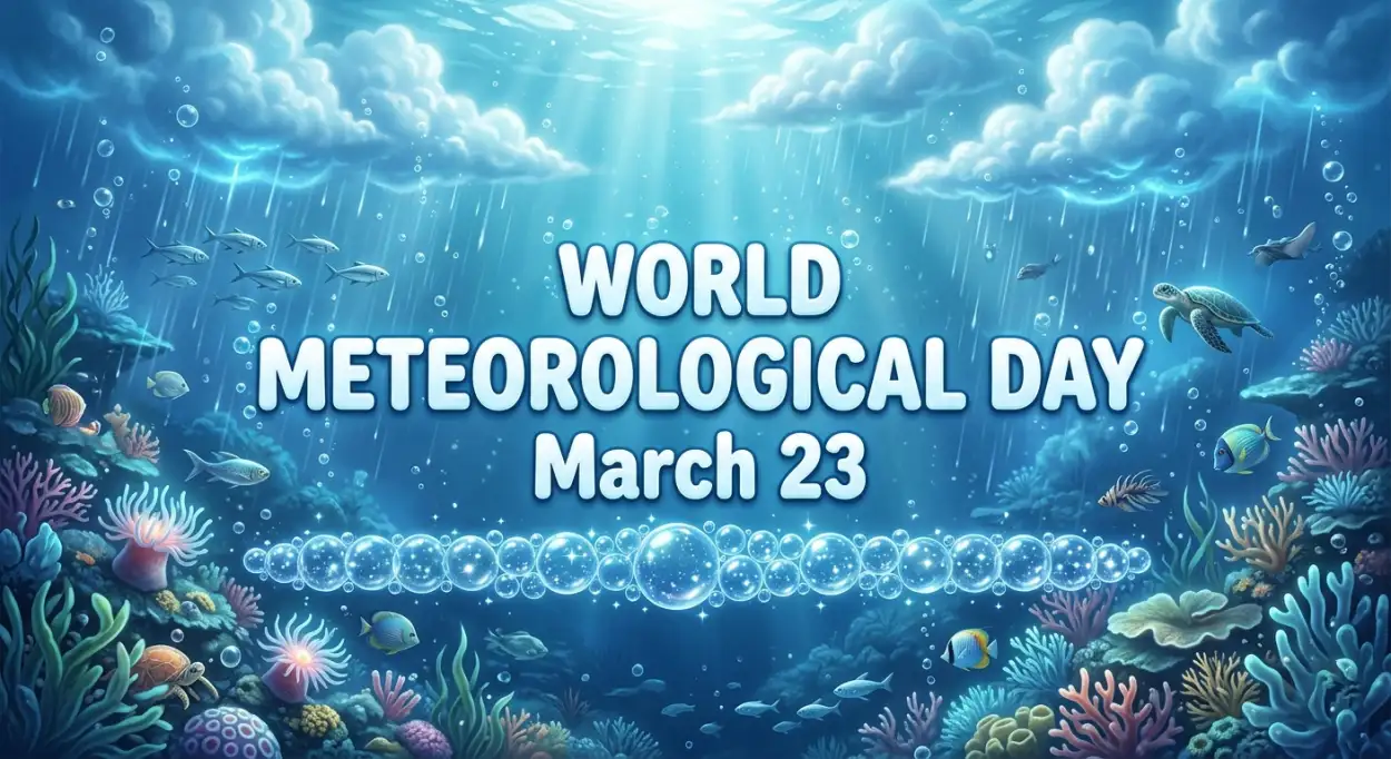 Free Download World Meteorological Day 2026 Png Transparent - High Quality World Meteorological Day 2026 Date And Theme Transparent PNG