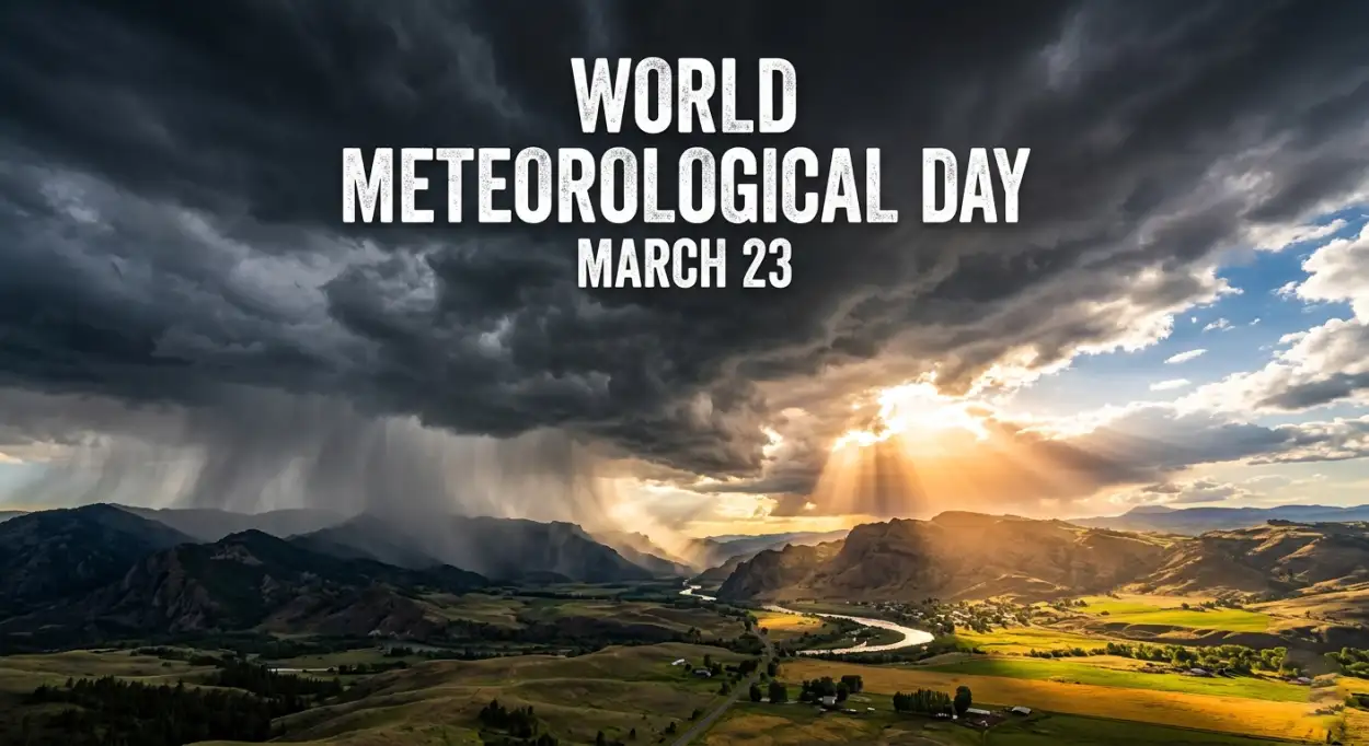 Free Download World Meteorological Day Captions For Instagram - High Quality World Meteorological Day 2026 Date And Theme Image