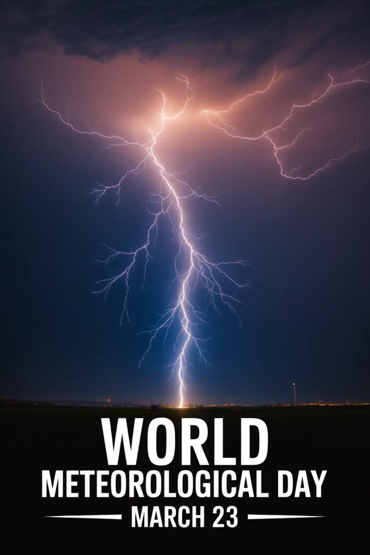 Free Download World Meteorological Day Climate Change Poster - High Quality World Meteorological Day 2026 Date And Theme Image