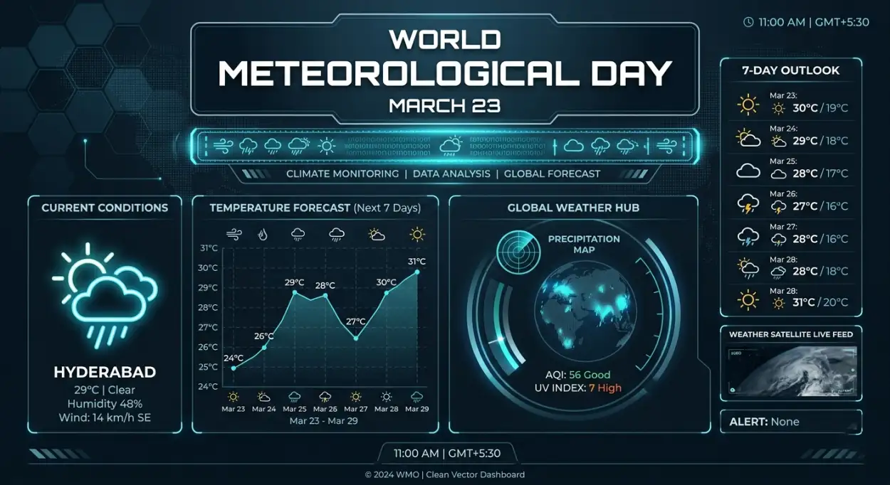 Free Download World Meteorological Day Creative Social Media Design - High Quality World Meteorological Day 2026 Date And Theme Image