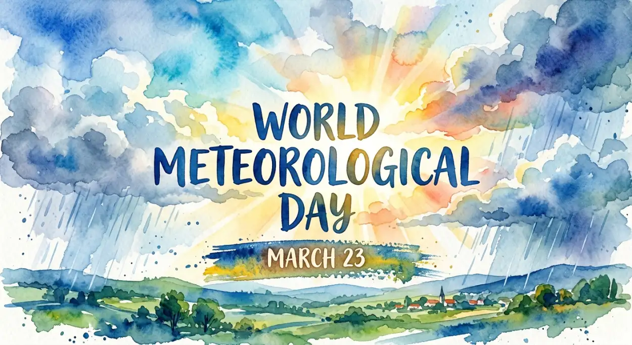 Free Download World Meteorological Day Drawing Ideas Easy - High Quality World Meteorological Day 2026 Date And Theme Image