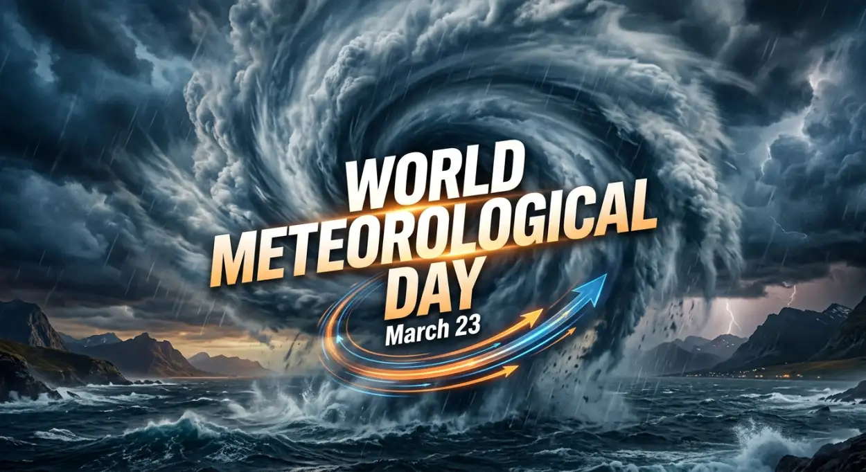 Free Download World Meteorological Day Hd Images With Quotes - High Quality World Meteorological Day 2026 Date And Theme Image