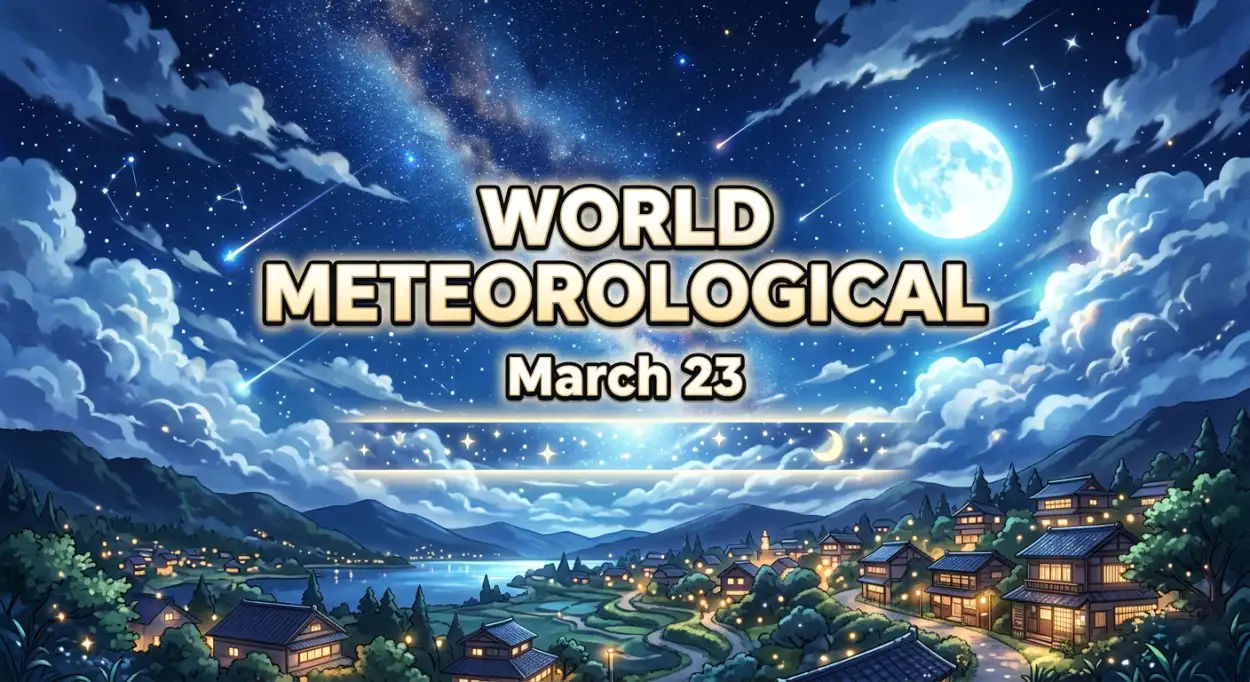 Free Download World Meteorological Day Ppt Presentation - High Quality World Meteorological Day 2026 Date And Theme Image