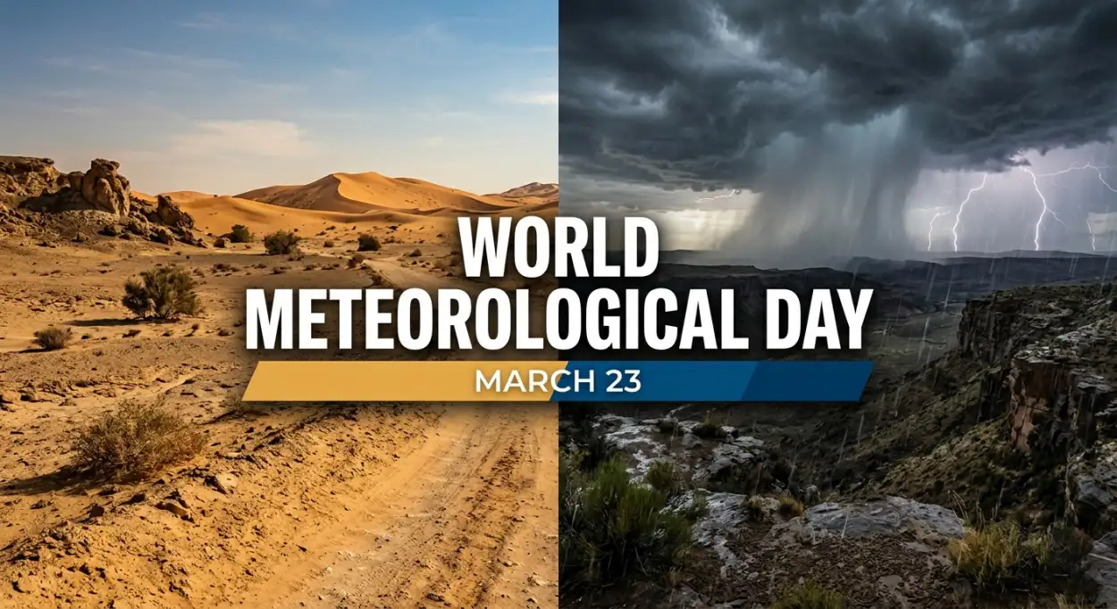Free Download World Meteorological Day Quotes About Weather - High Quality World Meteorological Day 2026 Date And Theme Image