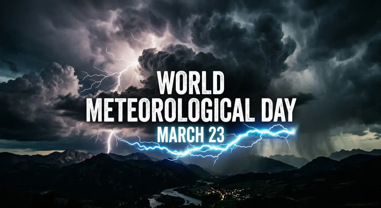 Free Download World Meteorological Day Twitter Post Ideas - High Quality World Meteorological Day 2026 Date And Theme Image
