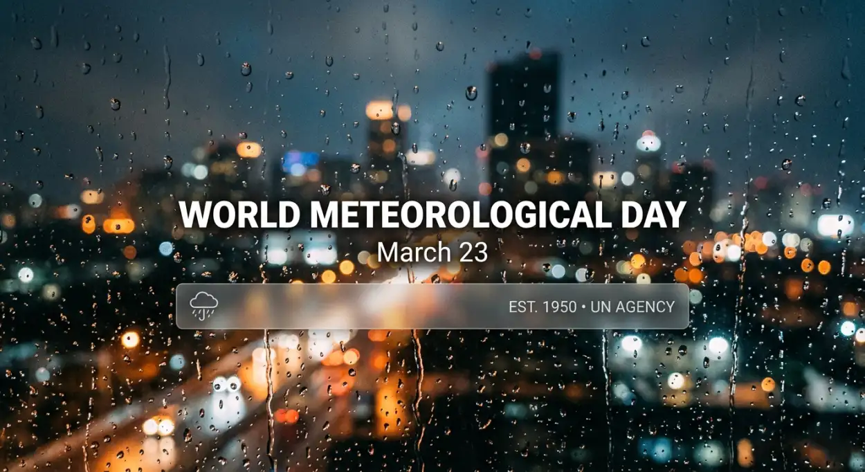 Free Download World Meteorological Organization Day 2026 Theme - High Quality World Meteorological Day 2026 Date And Theme Image
