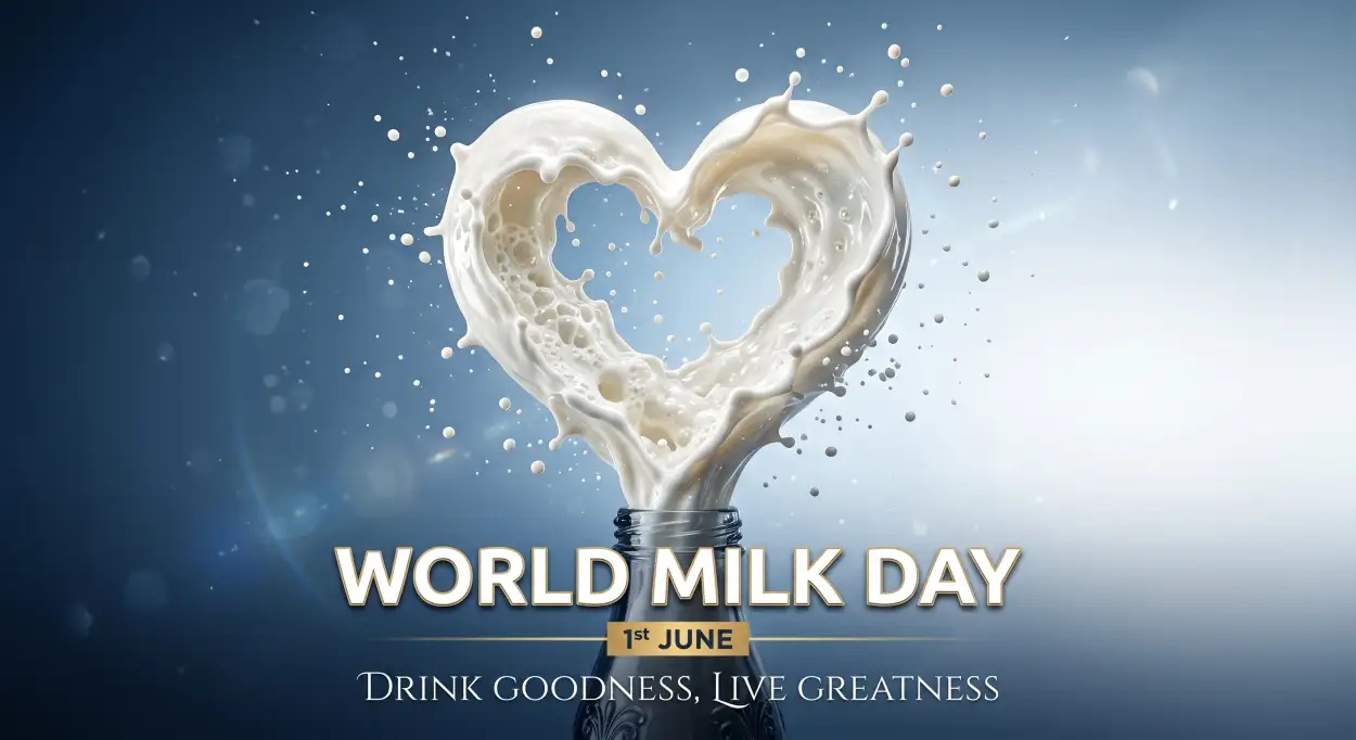 Free Download World Milk Day 2026 Beautiful Milk Splash Wallpapers - High Quality World Milk Day 2026 Image