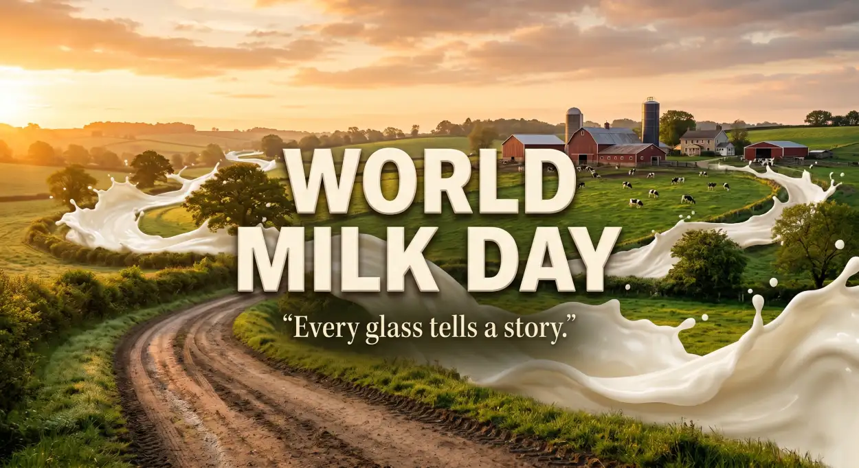 Free Download World Milk Day 2026 Canva Template Ideas - High Quality World Milk Day 2026 Image