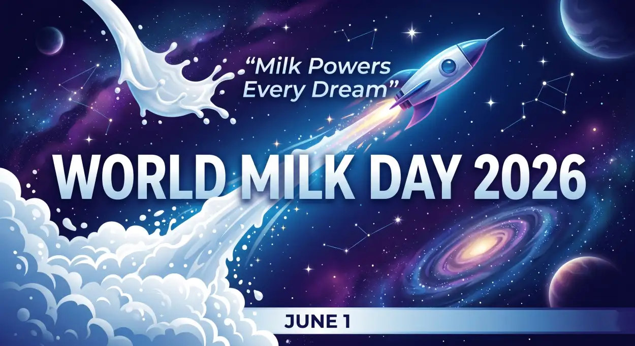 Free Download World Milk Day 2026 Creative Poster Templates - High Quality World Milk Day 2026 Image