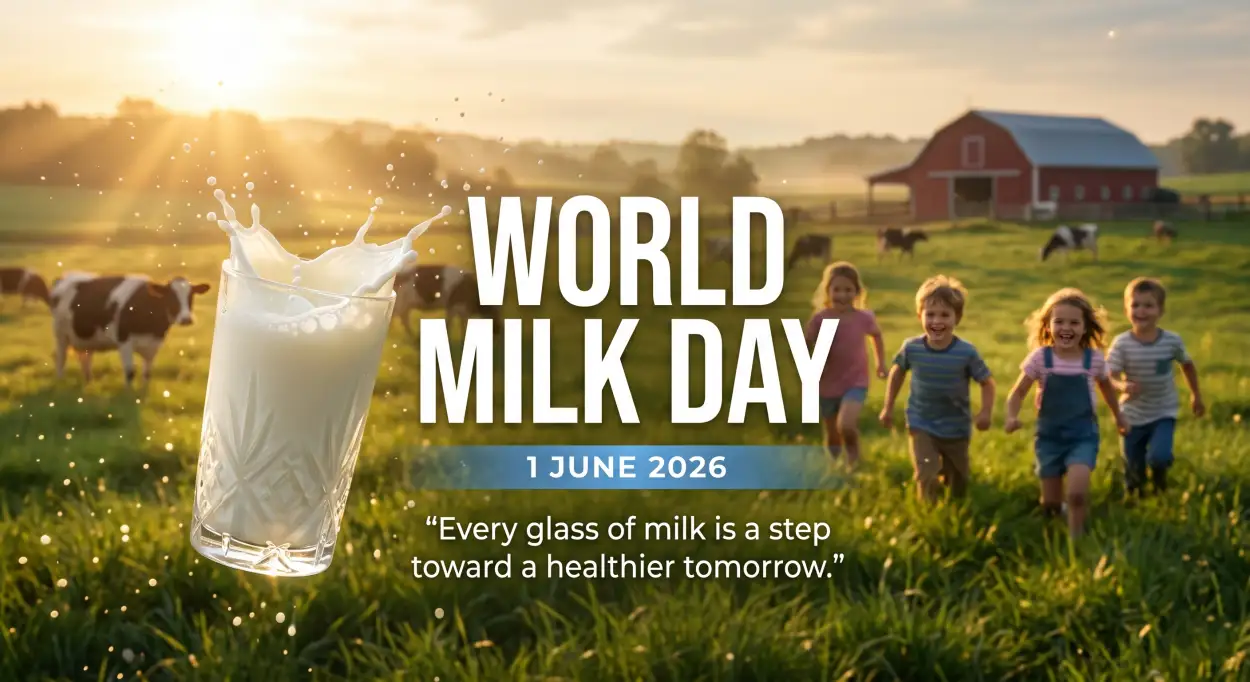 Free Download World Milk Day 2026 Quotes And Images - High Quality World Milk Day 2026 Image