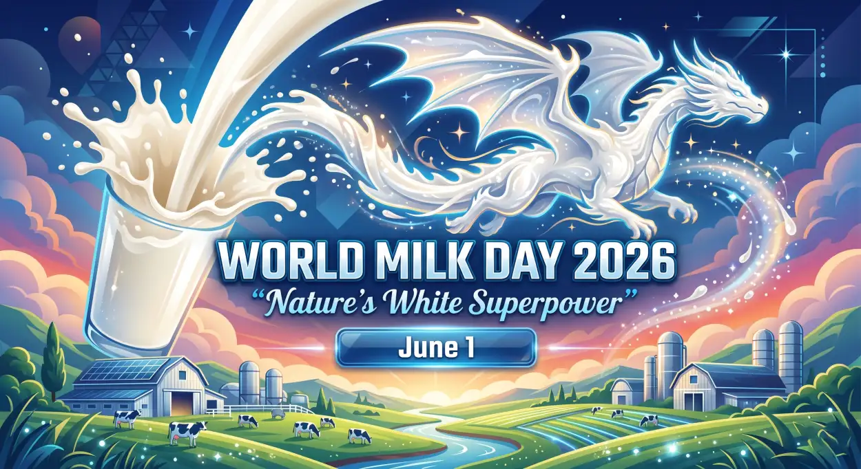 Free Download World Milk Day 2026 White Milk Background Images - High Quality World Milk Day 2026 Background Image