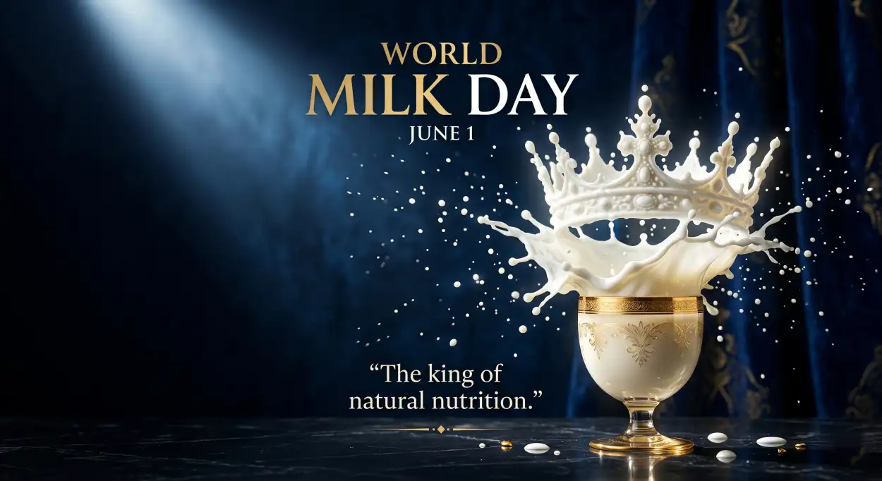 Free Download World Milk Day International Celebration Poster - High Quality World Milk Day Poster Image