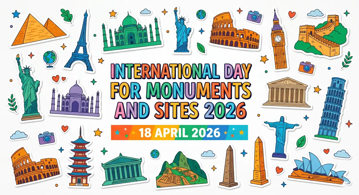 Free Download World Monuments Day Png Clipart - High Quality International Day For Monuments And Sites 2026 Transparent PNG