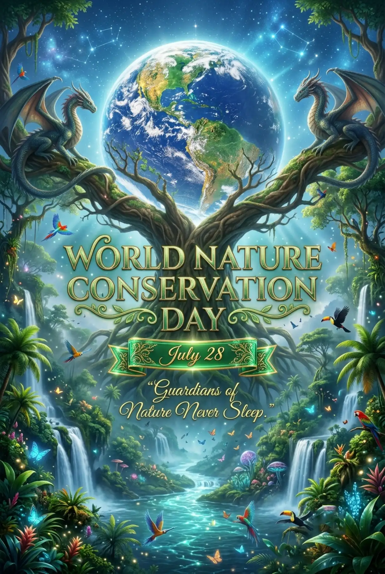 Free Download World Nature Conservation Day Event Flyer - High Quality World Nature Conservation Day 2026 Image