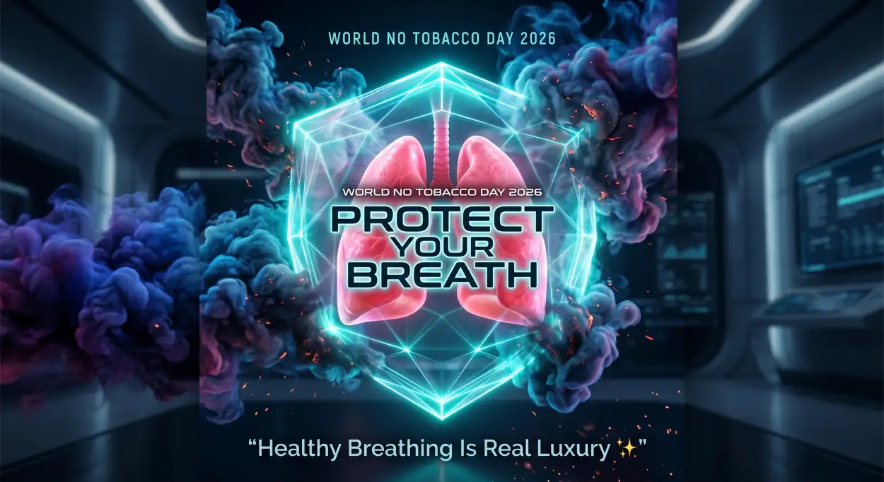 Free Download World No Tobacco Day 2026 Anti Smoking Reels Thumbnail Design - High Quality World No Tobacco Day 2026 Background Image