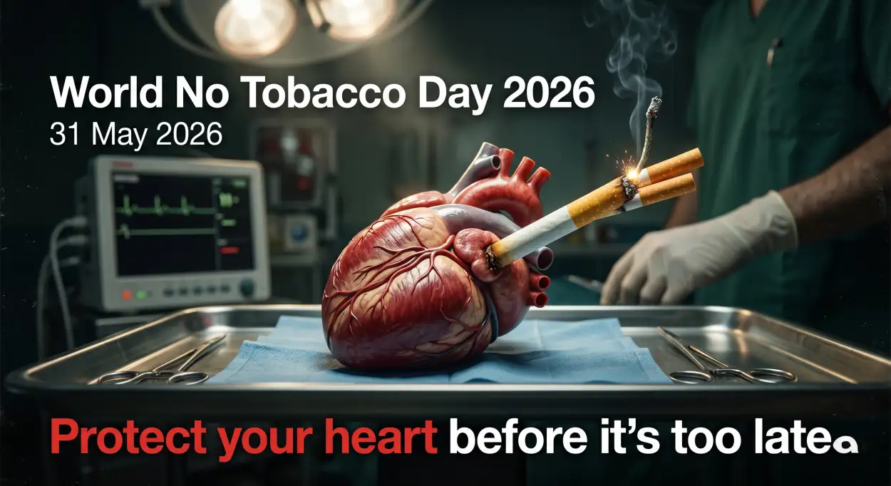 Free Download World No Tobacco Day 2026 Awareness Content For Pinterest - High Quality World No Tobacco Day 2026 Image