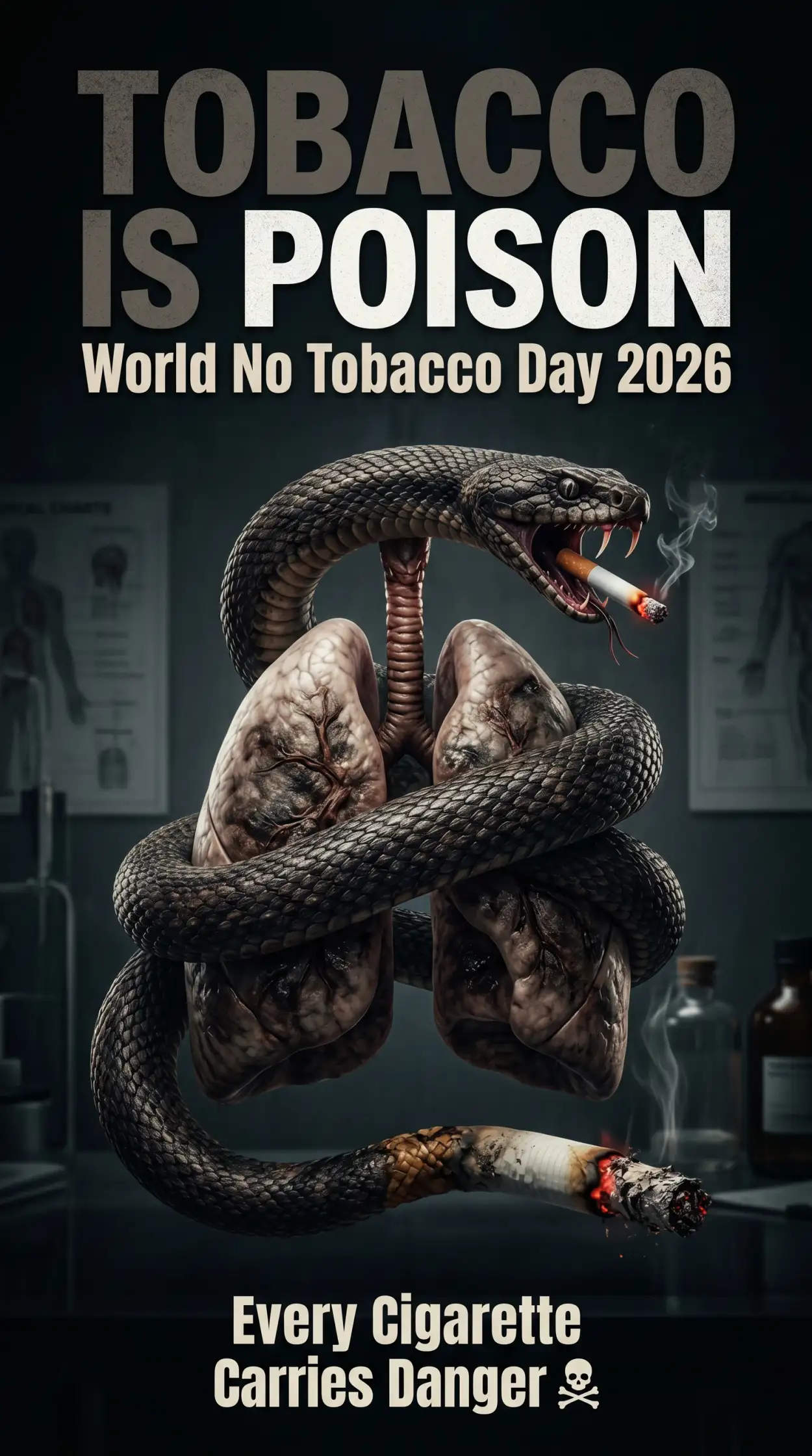 Free Download World No Tobacco Day 2026 Awareness Message - High Quality World No Tobacco Day 2026 Image
