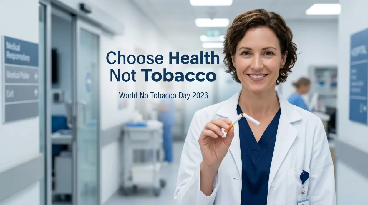Free Download World No Tobacco Day 2026 Healthcare Social Media Banner - High Quality World No Tobacco Day 2026 Image