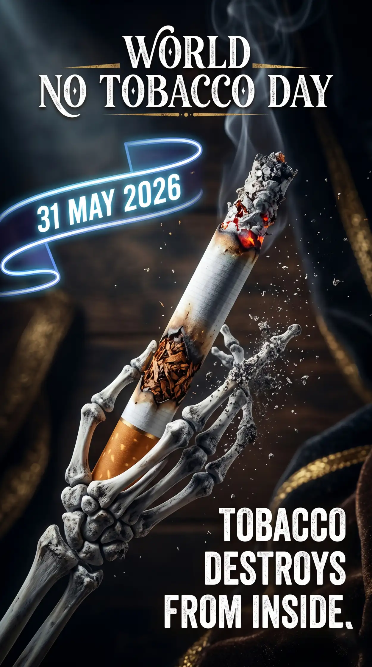 Free Download World No Tobacco Day 2026 Instagram Post Design - High Quality World No Tobacco Day 2026 Image