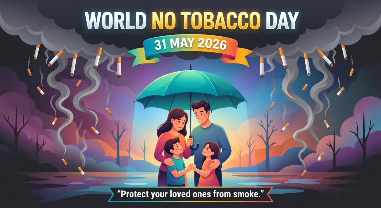 Free Download World No Tobacco Day 2026 Social Media Post 2 - High Quality World No Tobacco Day 2026 Image