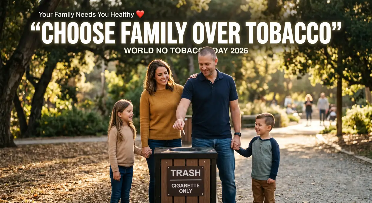 Free Download World No Tobacco Day 2026 Tobacco Free Lifestyle Poster - High Quality World No Tobacco Day 2026 Image