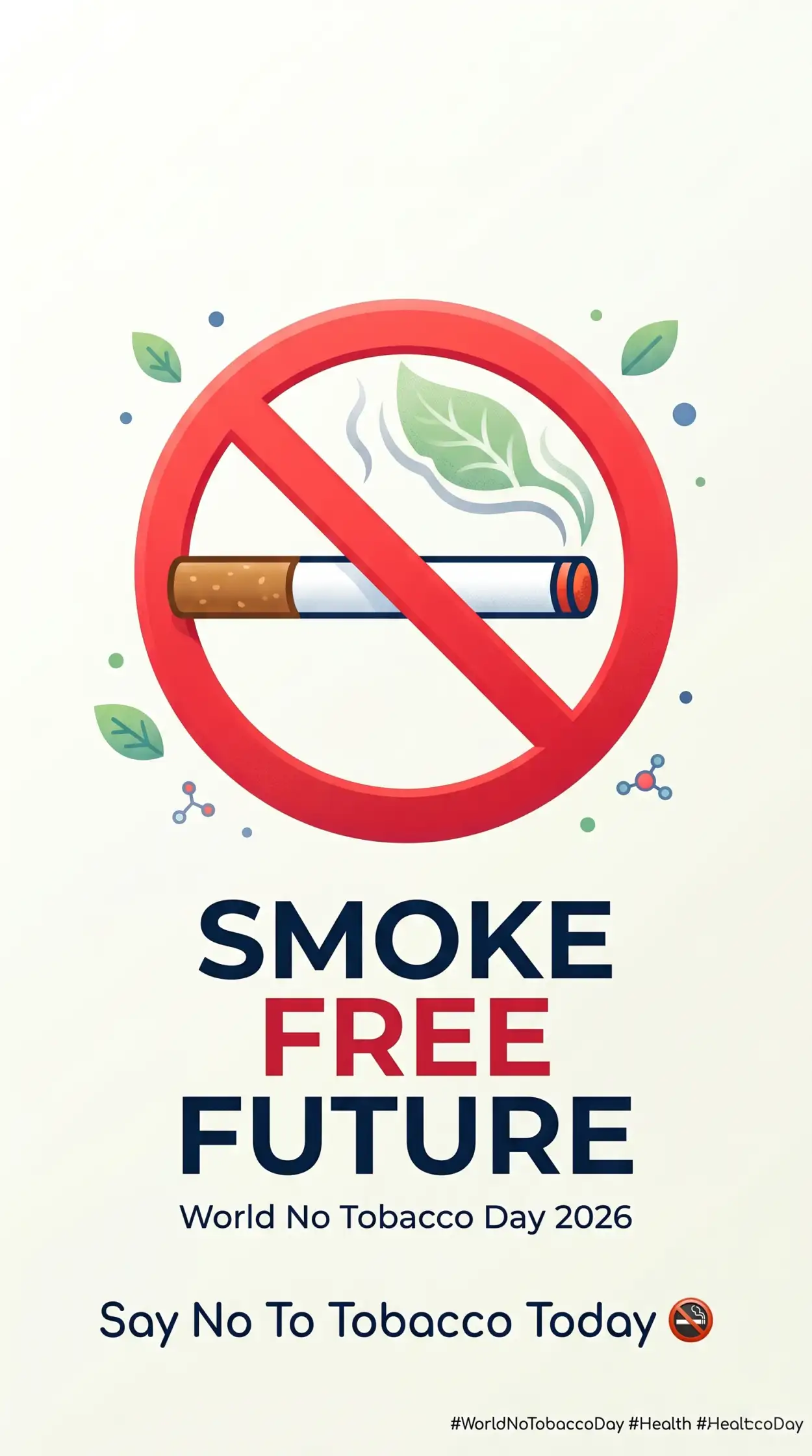 Free Download World No Tobacco Day 2026 Tobacco Free Youth Campaign - High Quality World No Tobacco Day 2026 Image