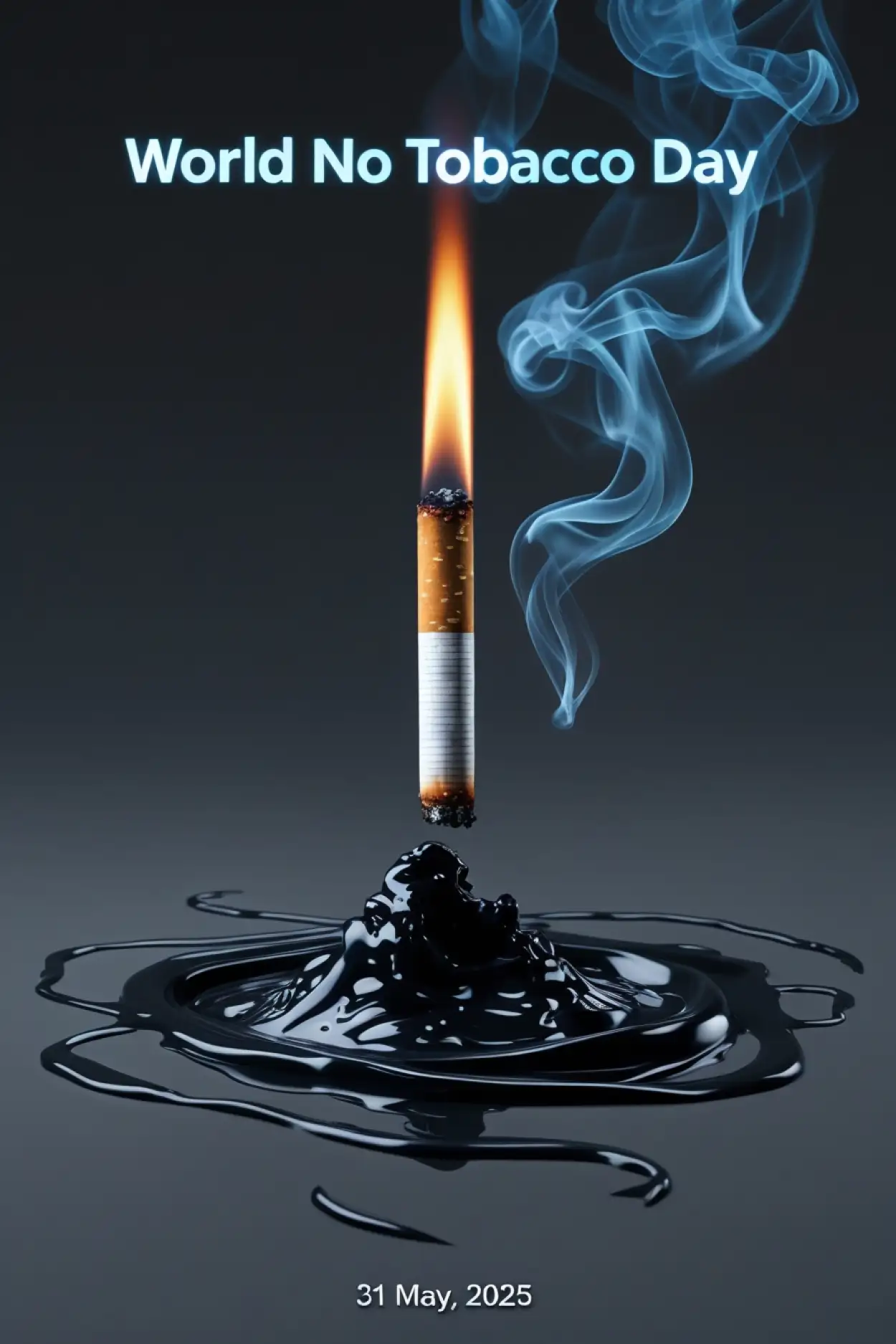 Free Download World No Tobacco Day Slogan Poster - High Quality World No Tobacco Day Background