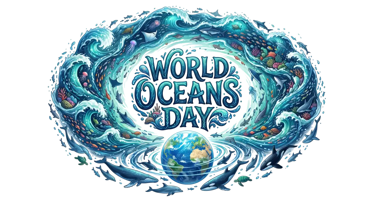 Free Download World Oceans Day Logo Png Transparent - High Quality World Oceans Day Png Transparent PNG