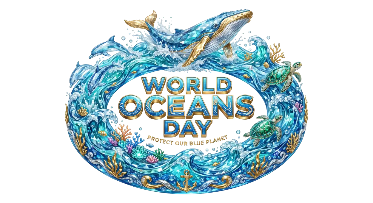 Free Download World Oceans Day Png Artwork Transparent - High Quality World Oceans Day Png Transparent PNG