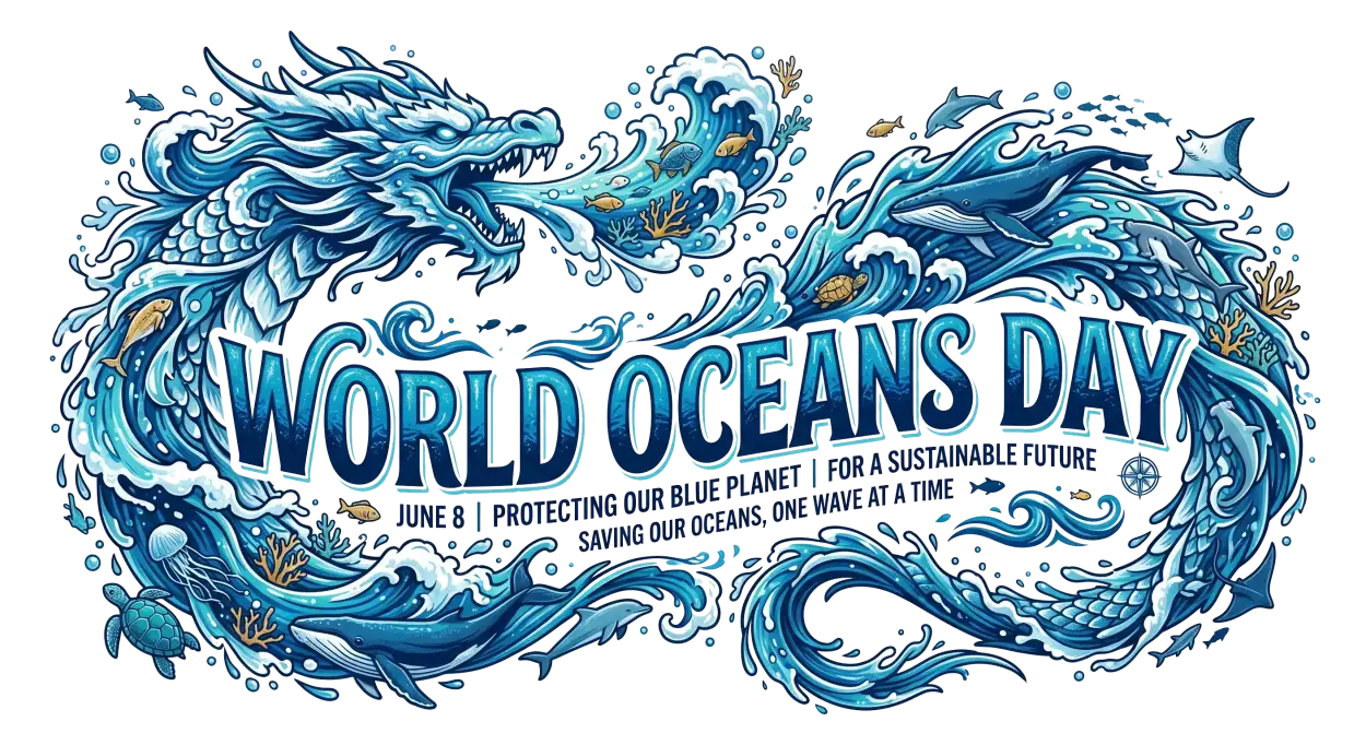 Free Download World Oceans Day Png Eco Friendly Design - High Quality World Oceans Day Png Transparent PNG