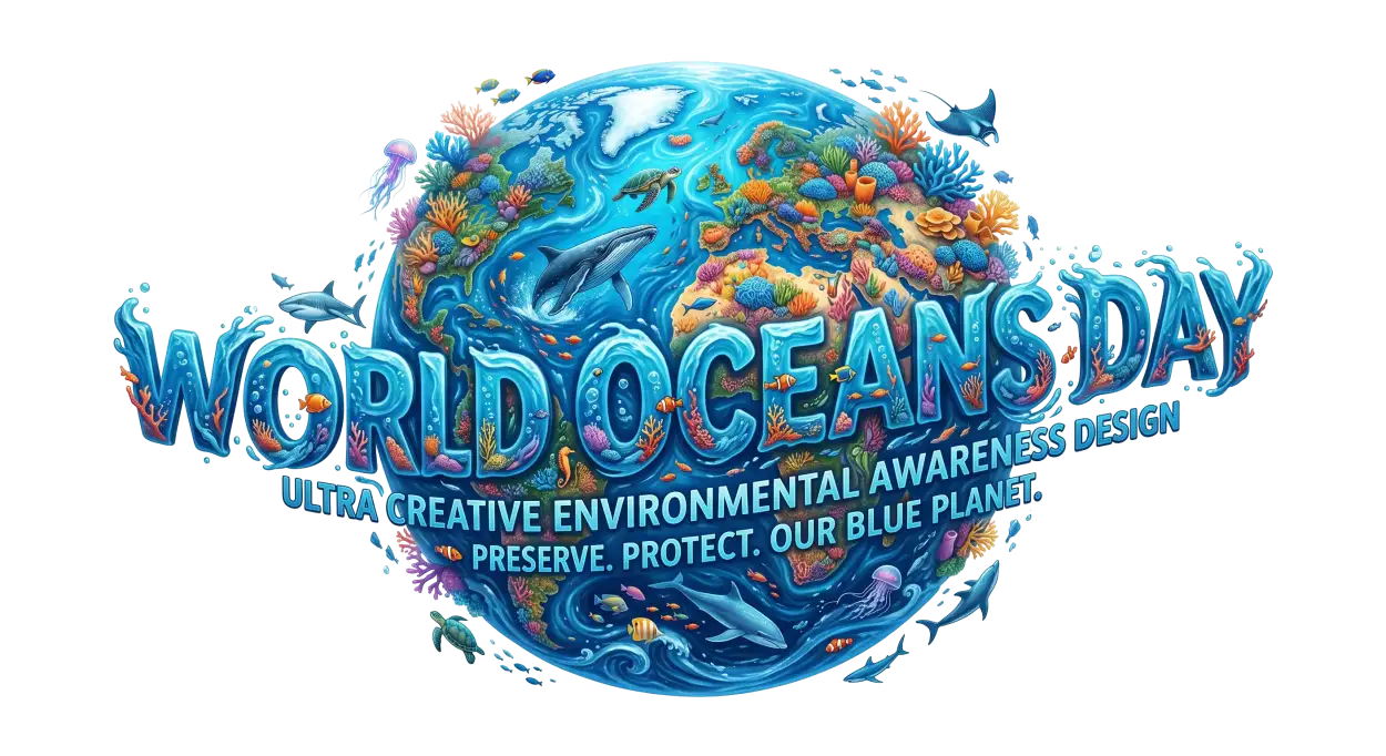 Free Download World Oceans Day Png Environmental Protection Theme - High Quality World Oceans Day Png Transparent PNG