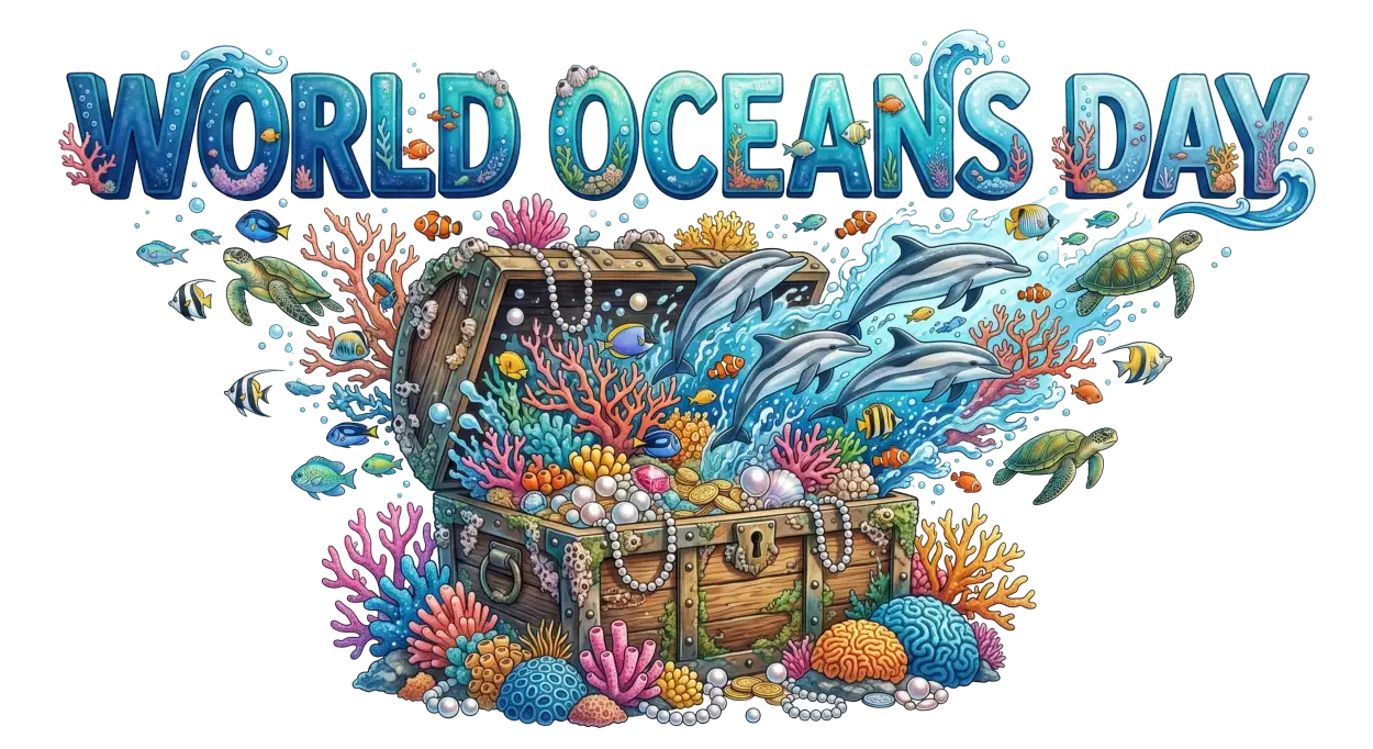 Free Download World Oceans Day Png For School Project - High Quality World Oceans Day Png Transparent PNG