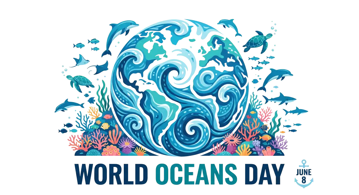 Free Download World Oceans Day Png Ocean Day Social Media Graphics - High Quality World Oceans Day Png Transparent PNG