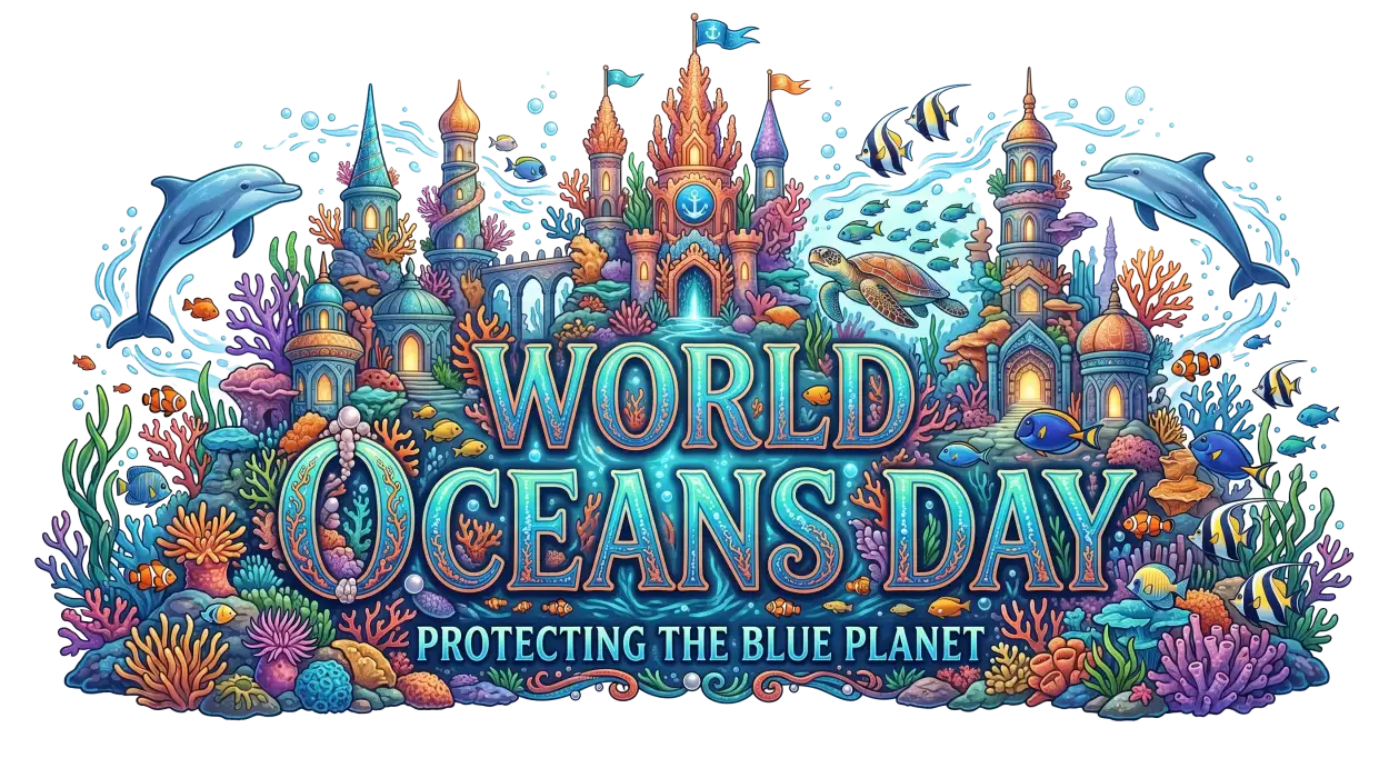 Free Download World Oceans Day Png Premium Quality Artwork - High Quality World Oceans Day Png Transparent PNG