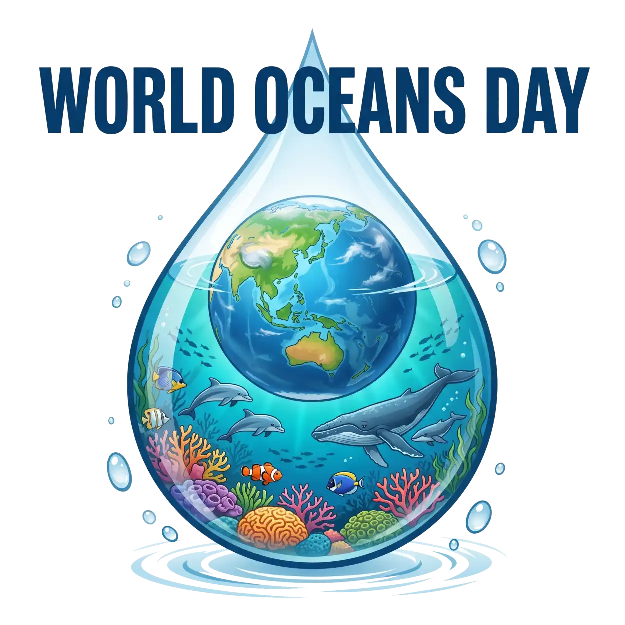 Free Download World Oceans Day Png Transparent Ocean Frame - High Quality World Oceans Day Png Transparent PNG