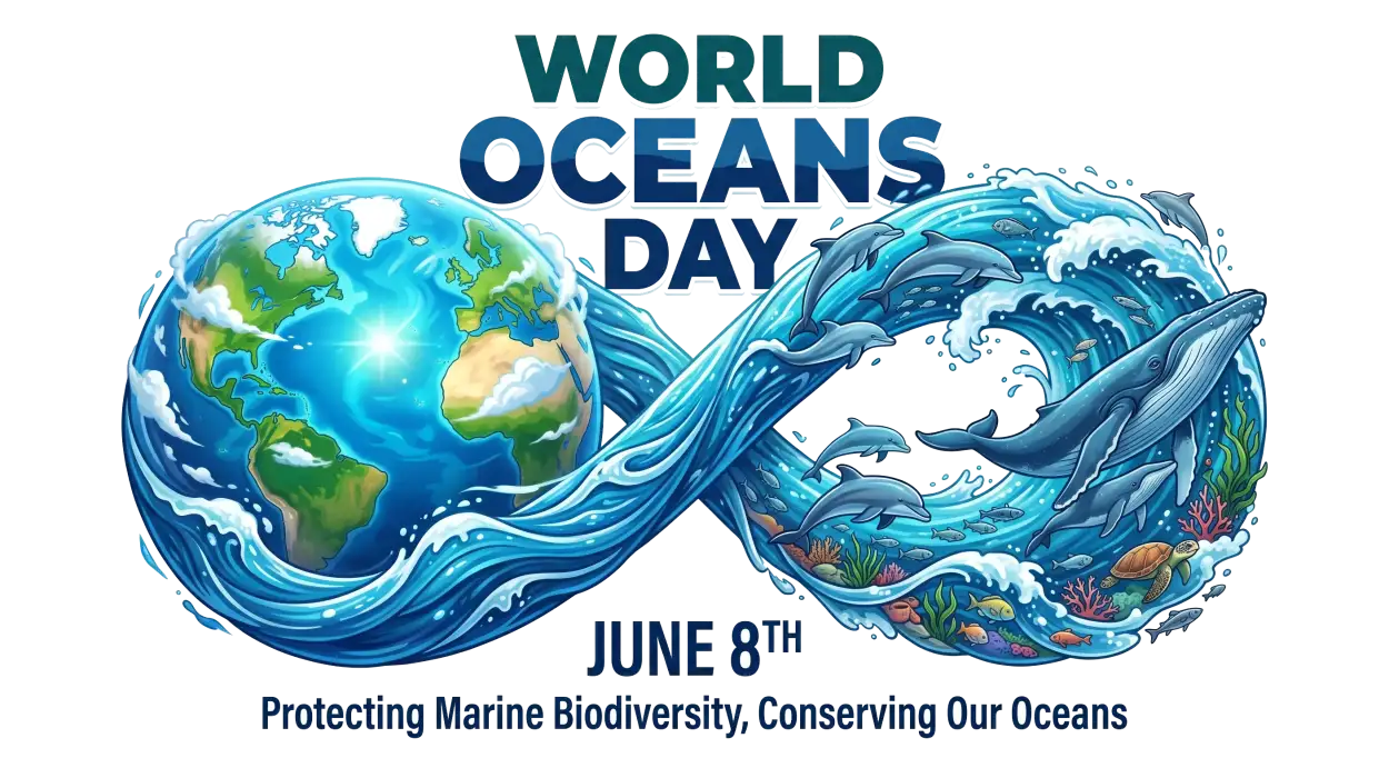 Free Download World Oceans Day Png With Marine Biodiversity Theme - High Quality World Oceans Day Png Transparent PNG