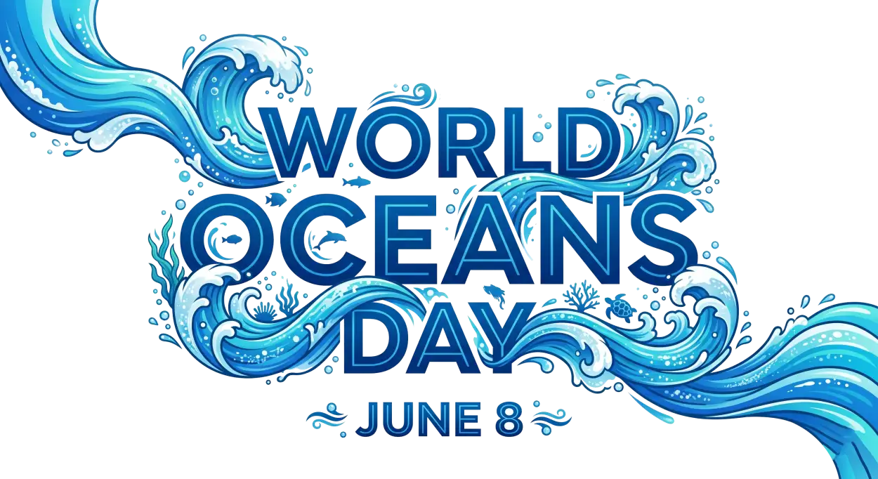 Free Download World Oceans Day Png With Ocean Waves - High Quality World Oceans Day Png Transparent PNG