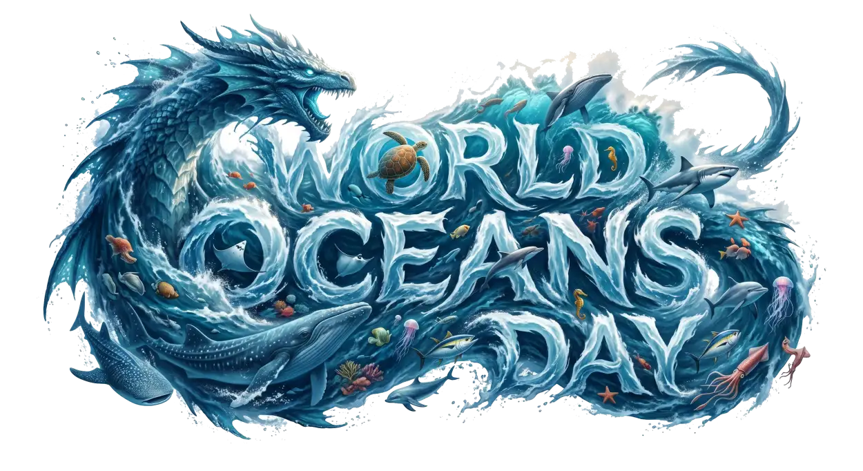 Free Download World Oceans Day Png With Water Splash Effect - High Quality World Oceans Day Png Transparent PNG
