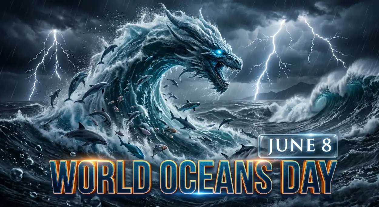 Free Download World Oceans Day Social Media Post High Resolution Graphics - High Quality World Oceans Day Social Media Post Image