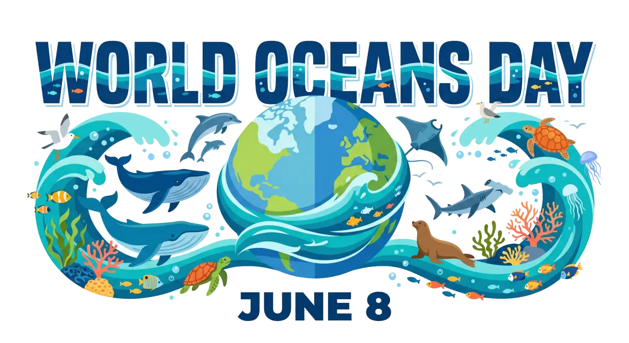 Free Download World Oceans Day Social Sharing Graphic Png - High Quality World Oceans Day Png Transparent PNG