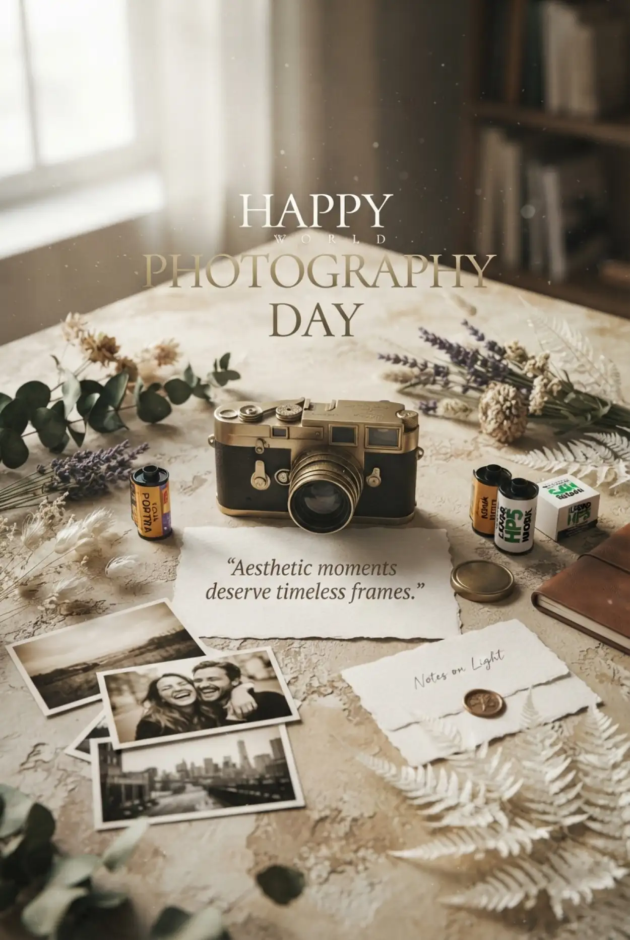 Free Download World Photography Day 2026 Aesthetic Images - High Quality World Photography Day 2026 Image