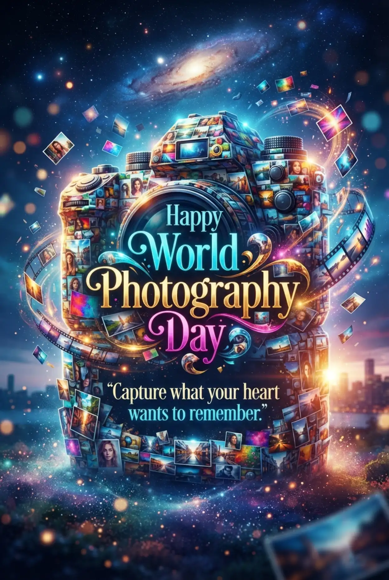 Free Download World Photography Day 2026 Creative Photography Artwork - High Quality World Photography Day 2026 Image