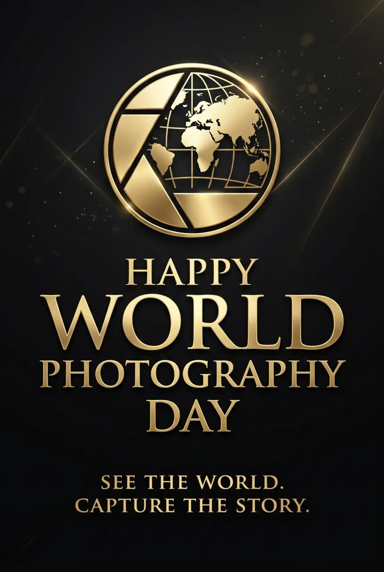 Free Download World Photography Day 2026 Photography Logo Design - High Quality World Photography Day 2026 Image