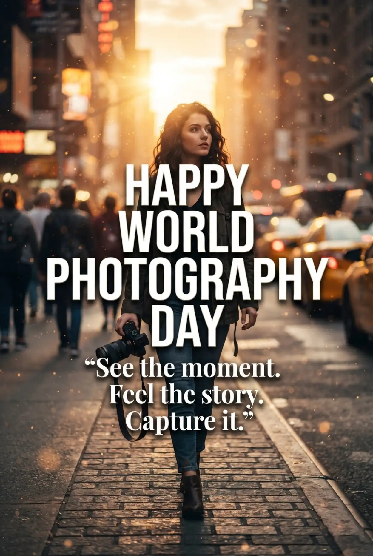 Free Download World Photography Day 2026 Photography Quotes - High Quality World Photography Day 2026 Image