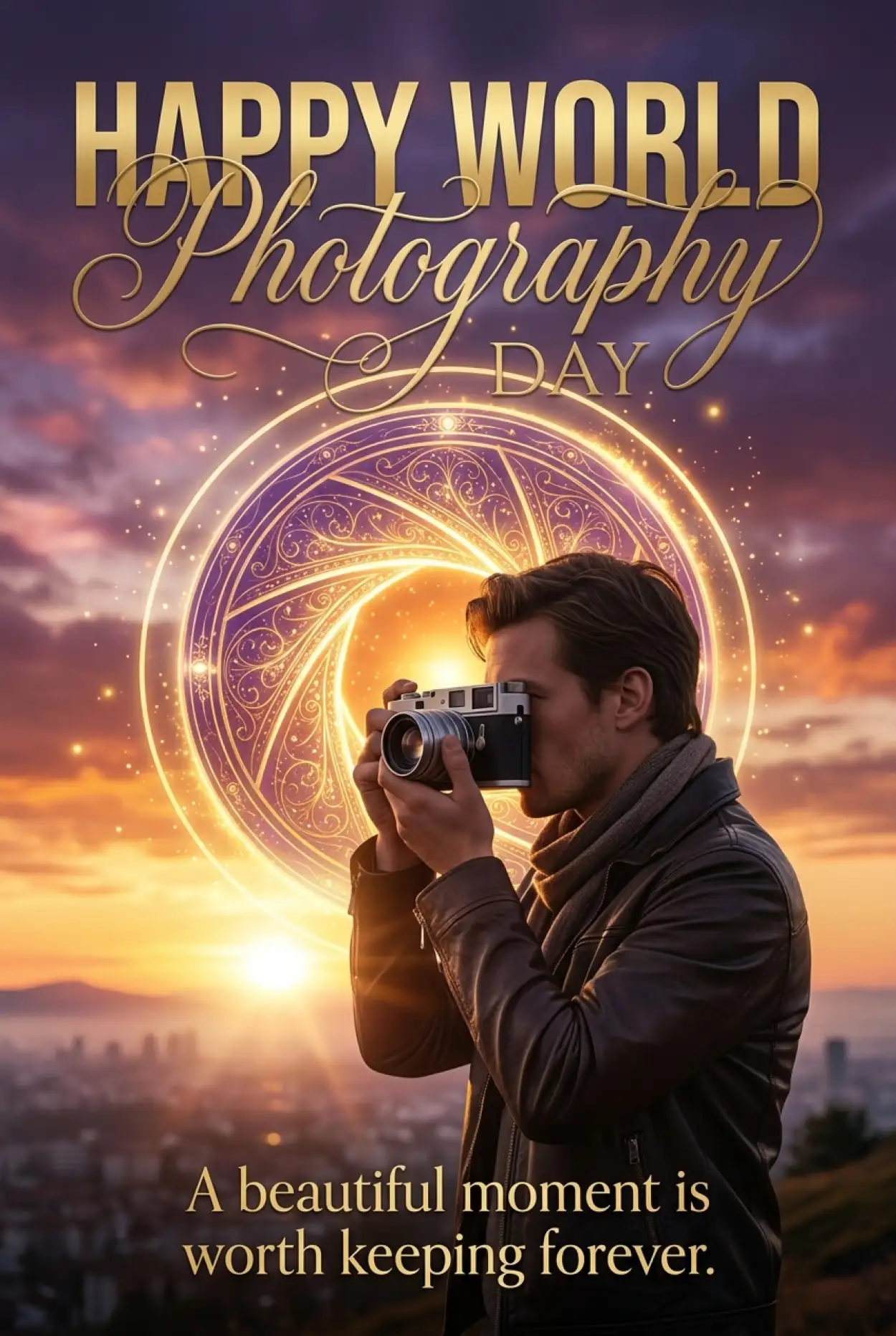 Free Download World Photography Day 2026 Professional Poster Design - High Quality World Photography Day 2026 Image