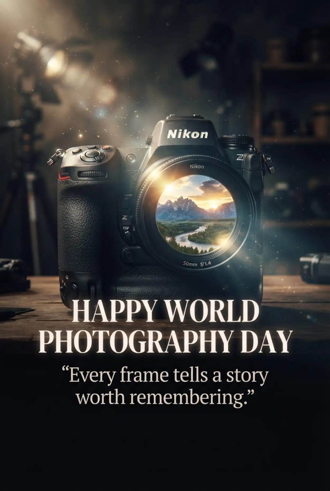 Free Download World Photography Day 2026 Quote Image Hd - High Quality World Photography Day 2026 Image